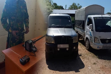 தமிழர் பகுதியில் புதையல் தோண்ட முற்பட்ட நால்வர் கைது (Video)