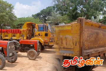 கிளிநொச்சியில் டிப்பர் வாகனங்களுக்கு எதிராக பொலிஸார் நடவடிக்கை