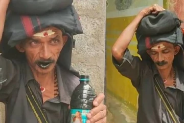 சாமி சோறு, தண்ணீ வேண்டாம், இன்ஜின் ஆயில் குடித்து உயிர் வாழும் நபர்