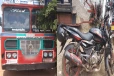 பேருந்துடன் மோதிய மோட்டார் சைக்கிள் ; குடும்பஸ்தர் பலி