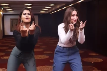 சூப்பர்சிங்கர் நித்யஸ்ரீ தமன்னாவுக்கு இணையாக காவாலா டான்ஸ்.. படுவைரலாகும் வீடியோ