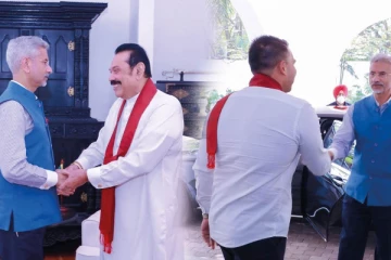 முன்னாள் பிரதமர் மகிந்தவிற்கும் ஜெய்சங்கருக்கும் இடையில் சந்திப்பு (Photos)