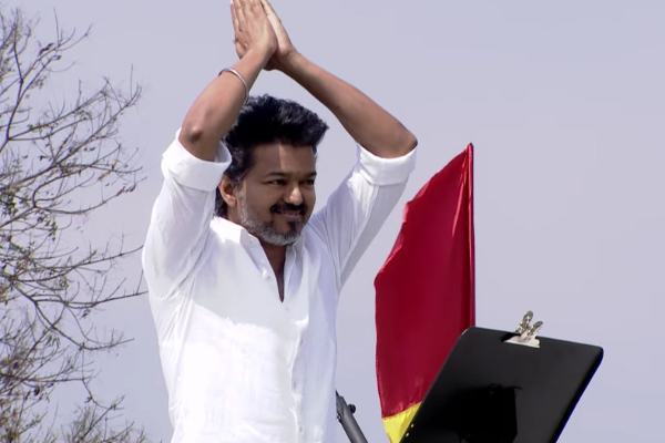 திமுகவை ஒரே வார்த்தையில் காலி செய்த எம்ஜிஆர், ஜெயலலிதா - ஈரோட்டில் சீறிய விஜய் | Tvk Vijay Slams Dmk In Erode Campaign திமுகவை ஒரே வார்த்தையில் காலி செய்த எம்ஜிஆர், ஜெயலலிதா - ஈரோட்டில் சீறிய விஜய் | Tvk Vijay Slams Dmk In Erode Campaign