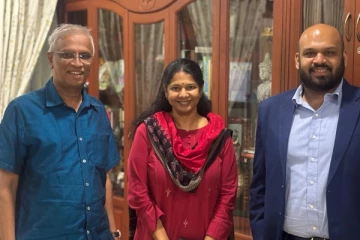 கனிமொழியை சந்தித்த சாணக்கியன் மற்றும் சுமந்திரன்