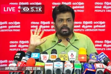 අනුර කුමාර අගමැතිකම භාරගන්න සූදානම් බව දැනුම් දෙයි..විශේෂ මාධ්‍ය හමුව මෙන්න.(VIDEO)