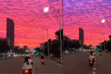 Viral Video: மனதை மயக்கும் வானத்தின் அந்தி நேர அற்புதம்