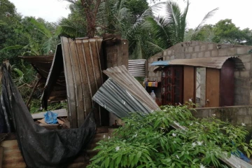 காற்றுடன் கூடிய மழையால் தம்பலகாமத்தில் பாரிய சேதம்