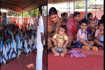 இலங்கை கடற்படையினருக்கு எதிராக இந்திய கடற்தொழிலாளர்கள் உண்ணாவிரத போராட்டம் (படங்கள்)