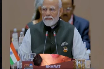 ஜி 20 உச்சி மாநாட்டில் ‘பாரத் ஆக மாறிய இந்தியா’- பரபரப்பை ஏற்படுத்திய பெயர்பலகை