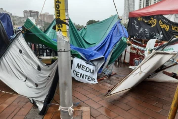 கோட்டாகோகமவில் கூடாரங்களுக்கு ஏற்பட்டுள்ள நிலை (Video)