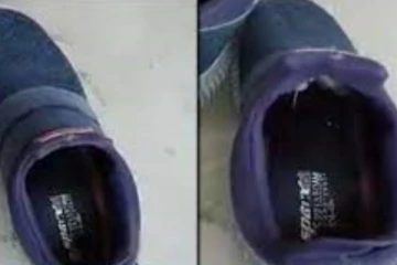 சப்பாத்துக்குள் பதுங்கியிருந்து படமெடுத்த பாம்பு... நடுநடுங்க வைக்கும் காட்சி