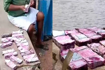 குளத்தில் கட்டு கட்டாக சிக்கிய ரூபாய் நோட்டுகள் - பார்வையிட்ட மக்களுக்கு காத்திருந்த அதிர்ச்சி!