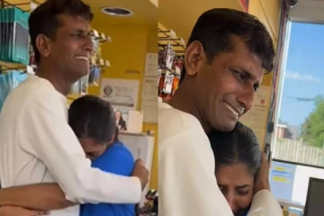 மகளை காண கண்டம் விட்டு கண்டம் சென்ற தந்தை - அதிர்ச்சியடைந்து கண்ணீர் சிந்திய மகள்..!