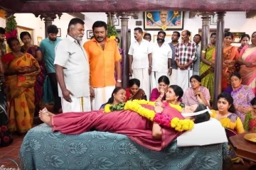 பாண்டியன் ஸ்டோர்ஸ் சீரியலில் இறக்கும் காட்சி நடித்துவிட்டு லட்சுமி அம்மாள் செய்த வேலை- வெளிவந்த புகைப்படம்