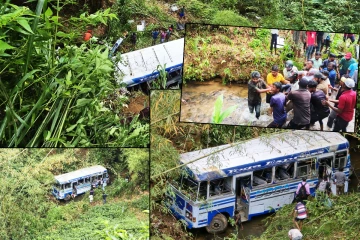 ஹட்டன் பேருந்து விபத்தில் ஒருவர் பலி! 22 பேர் காயம்