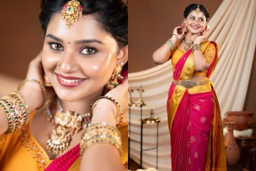 சிறகடிக்க ஆசை சீரியல் நடிகை ப்ரீத்தி திருமண கோலத்தில் எடுத்துக்கொண்ட போட்டோஷூட்