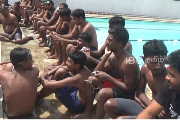 கிழக்கு மாகாண இளைஞர்களுக்கு சர்வதேச தர நீச்சல் பயிற்சி | First International Swimming Training Eastern