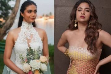 திருமண கொண்டாட்ட புகைப்படம்!! நடிகை கீர்த்தி சுரேஷின் அழகிய போட்டோஸ்..