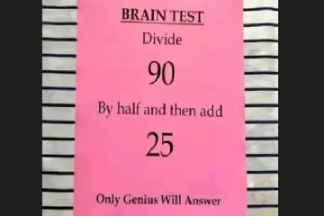 Brain Teaser Maths: “Divide 90 by half” இதற்கு விடை தெரிந்தால் நீங்கள் புத்திசாலி