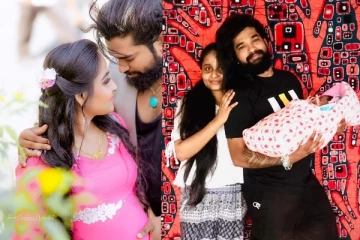 මනේජ් සිය බිරිඳ ලඟ තියන් බබා වඩාගෙන කියපු අමුතුම කතාව මෙන්න..සියලුම කාන්තාවන්ට ආදර්ශයක්.(PHOTOS)