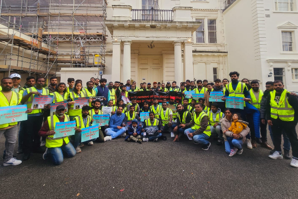 பிரித்தானியாவில் நீதிபதி சரவணராஜாவுக்காக திரண்ட புலம்பெயர் தமிழர்கள் ! | Protest In London