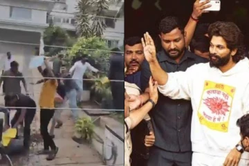 நடிகர் அல்லு அர்ஜுன் வீட்டின் மீது தாக்குதல்.. சர்ச்சைக்கு நடுவில் பரபரப்பு