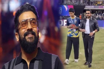 தோளுக்கு மேல் வளர்ந்த சூர்யா மகன் - எப்படி வளர்ந்துடாரு பாருங்க