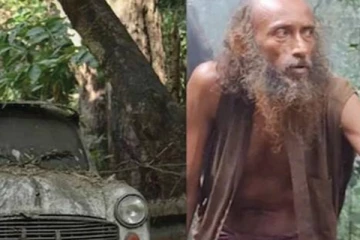 காட்டுக்குள் 17 வருடங்களாக  காரோடு வாழும் வன மனிதர்!