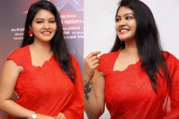 சிகப்பு நிற சேலையில் மயக்கும் நடிகை ரச்சிதா மகாலட்சுமி!! புகைப்படங்கள்..