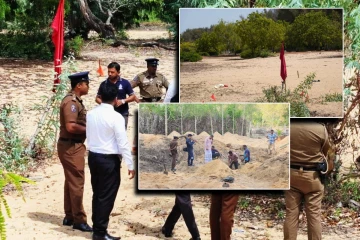 குருக்கள்மடம் மனிதப் புதைக்குழியில் குப்பைகளால் மறைக்கப்பட்டிருந்த என்புகூடுகள்!