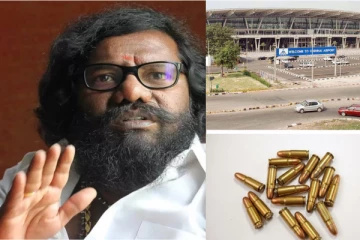 சென்னை ஏர்போர்ட்டில் அதிர்ச்சி - 40 துப்பாக்கி தோட்டாக்களுடன் வந்த கருணாஸ்