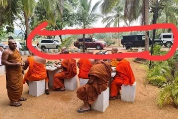 எரிபொருள் பற்றாக்குறையால்  மக்கள் திண்டாட ஆளுக்கொரு வாகனத்தில் வந்த பிக்குமார்!