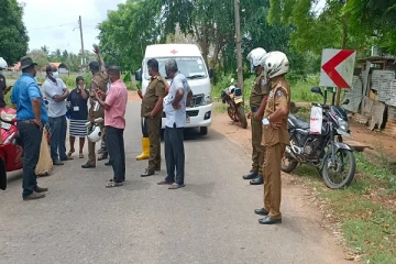 வவுனியாவில் மக்கள் நடமாட்டமின்றி முடங்கிய கிராமம்