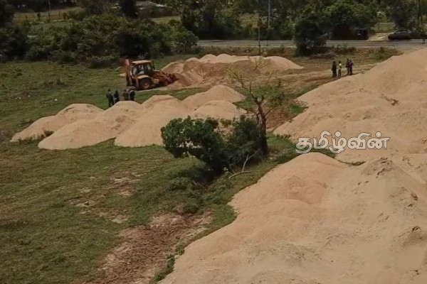 கந்தளாயில் சட்டவிரோத மணல் அகழ்வு: பொலிஸார் சுற்றிவளைப்பு | Illegal Sand Mining In Kandhalai