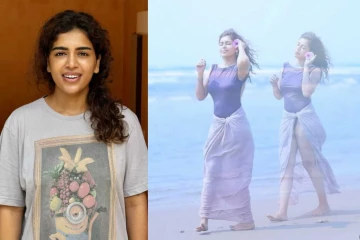 பீச்சில் பிகினியில் ஆட்டம் போடும் கெனிஷா!! வீடியோ..