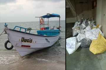 சர்வதேச கடல் எல்லையில் கடத்தலில் ஈடுபட்ட இலங்கையர்கள் உட்பட 12 பேர் கைது