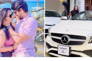 සංගීත් පෙම්වතිය දිනීට දුන්න කෝටි ගානක් වටින තෑග්ග.. (PHOTOS)