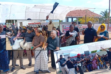 அநுர அரசே மக்களின் இயல்பு வாழ்வுக்கு இடையூறாக இருக்காதே.. பலாலி மக்கள் 10ஆவது வாரமாகவும் போராட்டம்