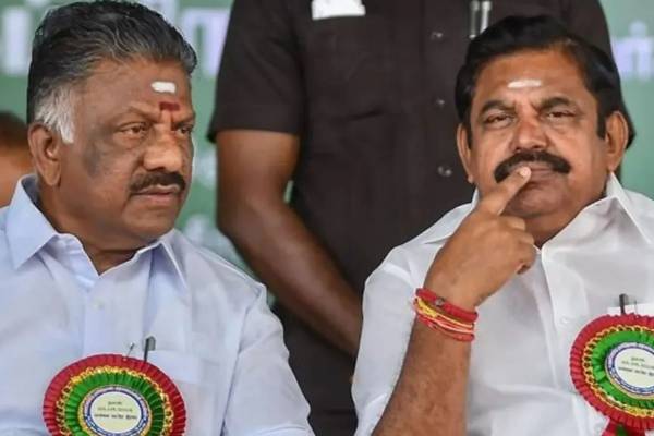 o panneerselvam - edappadi palanisamy