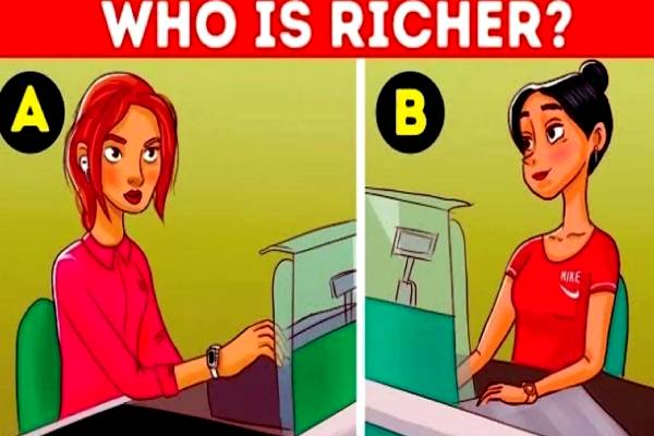 IQ Test: இரண்டு பெண்களில் யார் பணக்காரர்? நீங்களே கண்டுபிடிங்க | Brain Teaser Challenge Who Is Richer