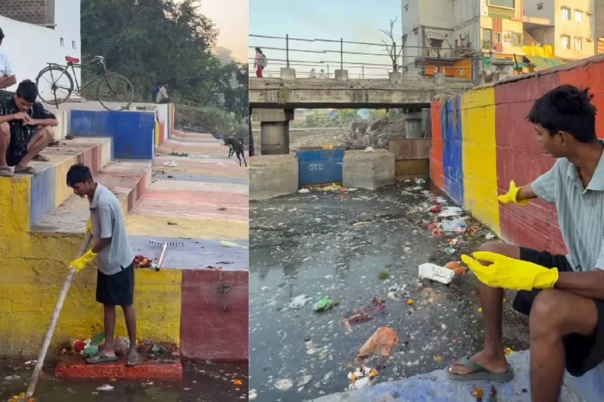 8 மாதங்களாக நதியை சுத்தப்படுத்திய இளைஞர்; ஒரே மாதத்தில் குப்பையாக்கிய ஊர் மக்கள் | Bittu Tabahi Says My 8 Months Of Hard Work Wasted 8 மாதங்களாக நதியை சுத்தப்படுத்திய இளைஞர்; ஒரே மாதத்தில் குப்பையாக்கிய ஊர் மக்கள் | Bittu Tabahi Says My 8 Months Of Hard Work Wasted