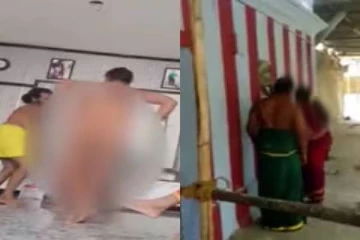 மது போதையில் அர்ச்சகர்கள் நடனம்; பெண்களிடம் அத்துமீறல் - அதிர்ச்சி வீடியோ