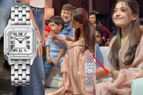 நடிகை ராஷ்மிகா மந்தனா அணிந்துள்ள வாட்ச்!! இத்தனை லட்சமா? | Rashmika Mandanna Wearing A Cartier Pantere Watch நடிகை ராஷ்மிகா மந்தனா அணிந்துள்ள வாட்ச்!! இத்தனை லட்சமா? | Rashmika Mandanna Wearing A Cartier Pantere Watch