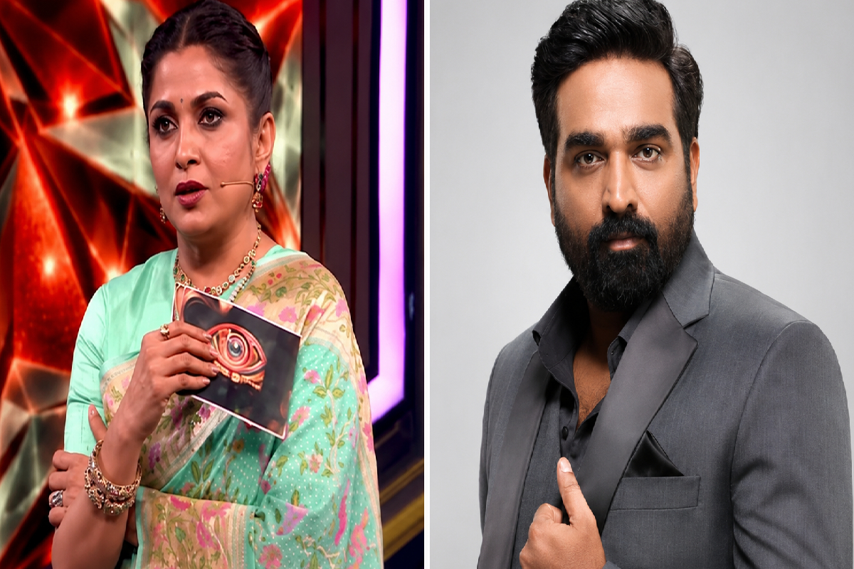 பிக் பாஸ் தமிழ் சீசன் 10; விஜய் சேதுபதிக்கு பதில் ரம்யா கிருஷ்ணன் | Bigg Boss Tamil 10 Ramya Krishnan Vijay Sethupathi பிக் பாஸ் தமிழ் சீசன் 10; விஜய் சேதுபதிக்கு பதில் ரம்யா கிருஷ்ணன் | Bigg Boss Tamil 10 Ramya Krishnan Vijay Sethupathi