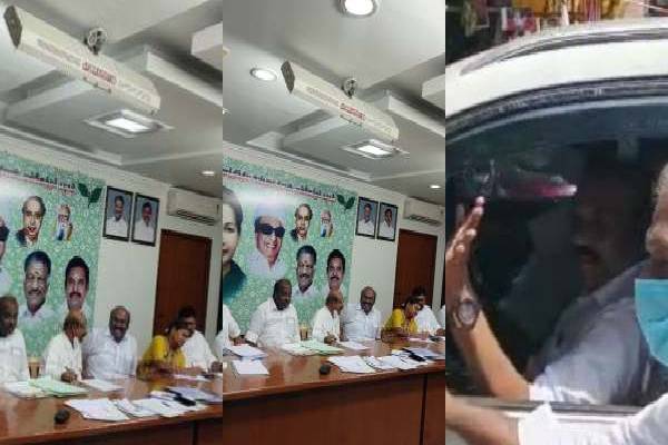 அ.தி.மு.க. தலைமை அலுவலகத்தில் ஜெயக்குமாரின் கார் மீது தாக்குதல்  : காரணம் என்ன? - தமிழ்நாடு