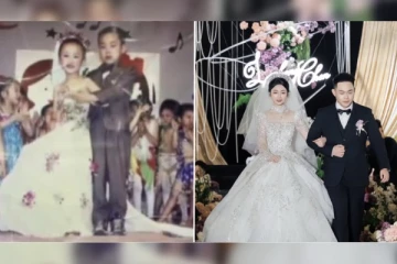 பள்ளி நாடகத்தில் கணவன்-மனைவியாக நடித்த குழந்தைகள்: 20 ஆண்டுகளுக்கு பிறகு உண்மை ஜோடியான கதை