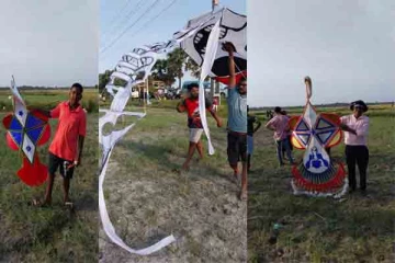 யாழ் செம்மணி வயலில் பட்டத் திருவிழா