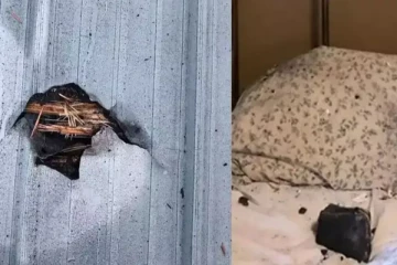 படுக்கையில் உறங்கி கொண்டிருந்த பெண்.. திடீரென வீட்டிற்குள் விழுந்த ராட்சத கல்.. பின்னர் நடந்தது என்ன?