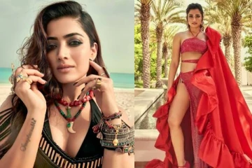 இணையத்தை அலறவிட்ட வாரிசு திரைப்பட நடிகை ராஷ்மிகா மந்தனா ! மாலத்தீவு போட்டோ ஷூட்