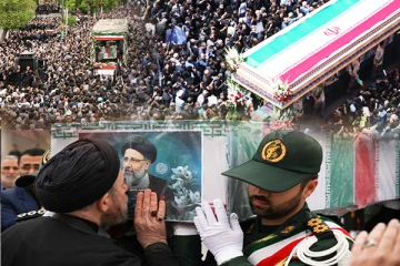 ஆயிரக்கணக்கான மக்களின் கண்ணீருடன் இடம்பெற்ற இப்ராஹிம் ரைசியின் இறுதிக்கிரியை